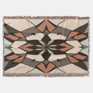 Geometric Symphony: Balance in Design" Throw Blanket