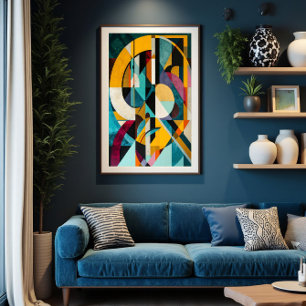 Geometric Symphony Poster