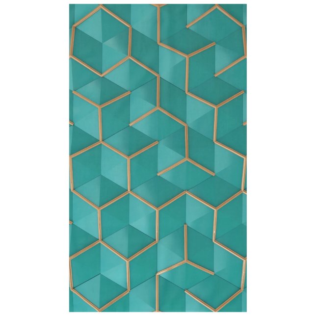 geometric tablecloth (Front)