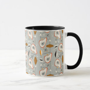 Geometric Teal & Blue Pattern Mug
