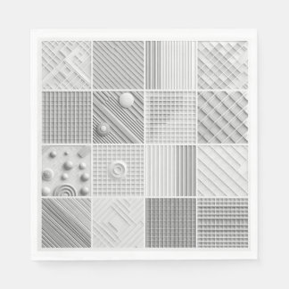 Geometric Texture Grid Napkin