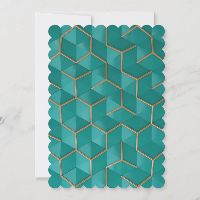 geometric thank you card (Front)