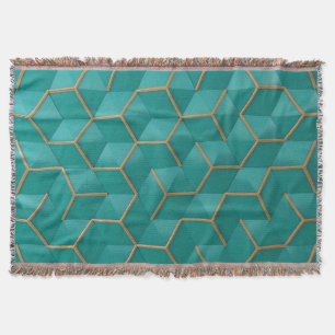 geometric throw blanket