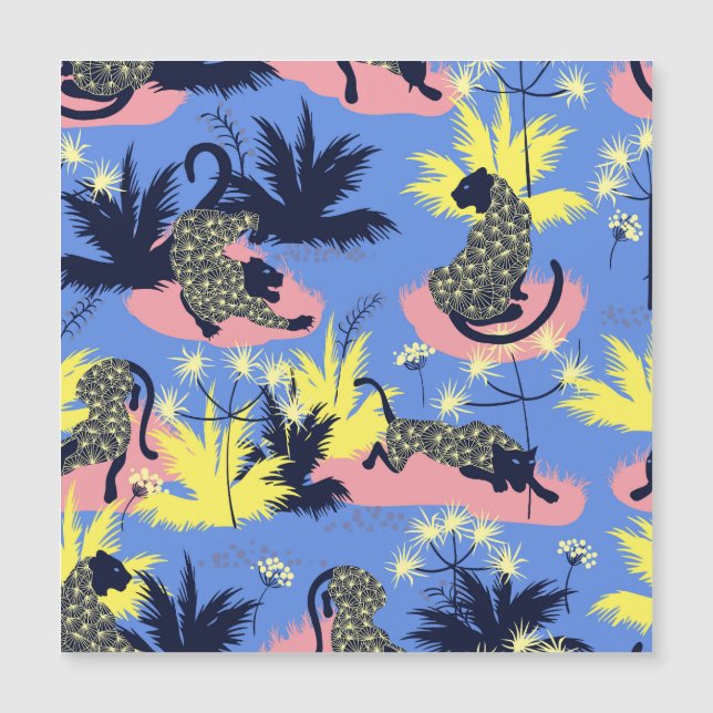 Geometric tiger, leopard: children's pattern. (Front)