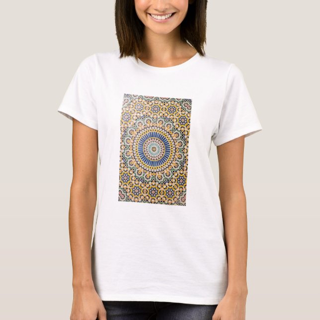 Geometric tile pattern, Morocco T-Shirt (Front)