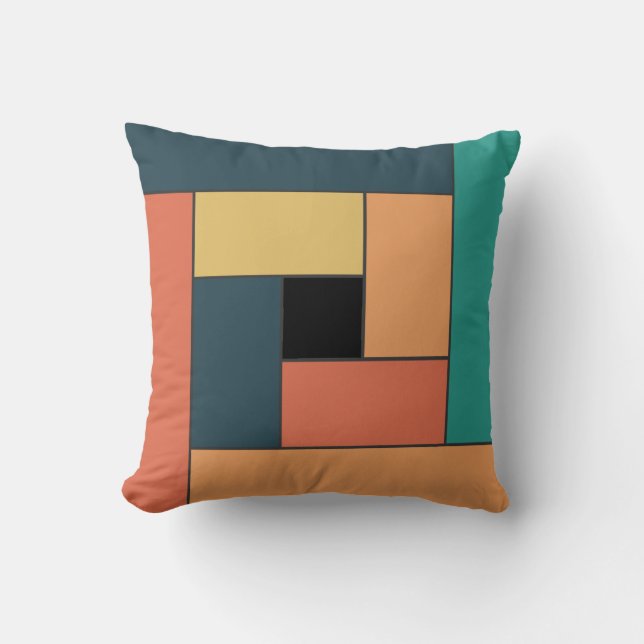 Geometric Tiles Pattern ver1 Cushion (Front)