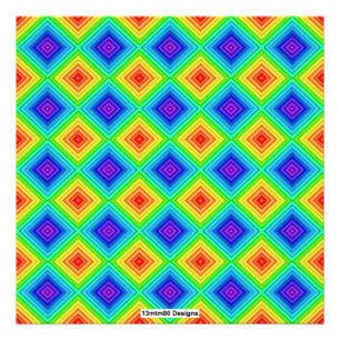 Geometric Topography (pattern) - Photo Print