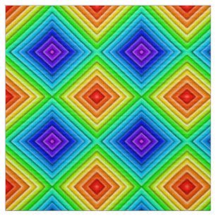 Geometric Topography - Polyester Poplin Fabric