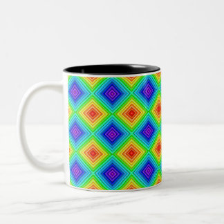 Geometric Topography - Two-Tone Mug