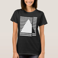 Geometric traingle Bauhaus inspired design