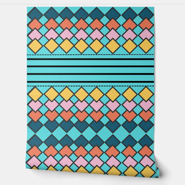 Geometric Tri Design Wallpaper (Unrolling)