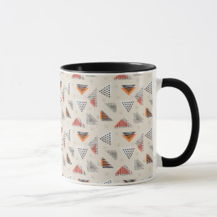 Geometric Triangle Hand Drawn Pattern Mug