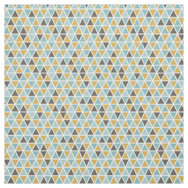 Geometric Triangle Pattern Fabric (Swatch)