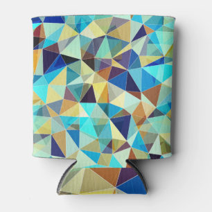 Geometric Triangles: Colourful Abstract Pattern Can Cooler