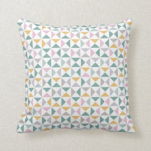 Geometric Triangles Cushion