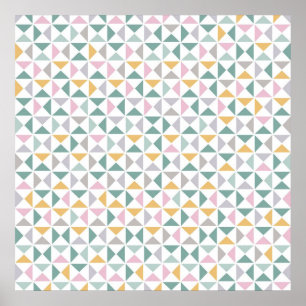 Geometric Triangles Poster