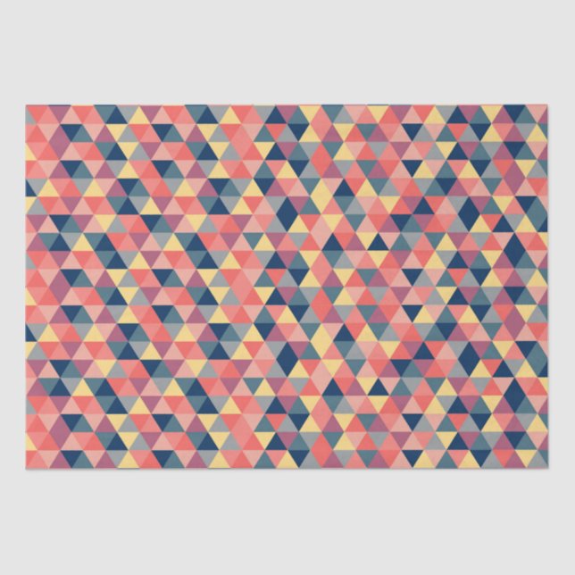 Geometric Triangles Tissue Paper (Front)