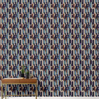 Geometric Tribal (3D) Luxury Wallpaper