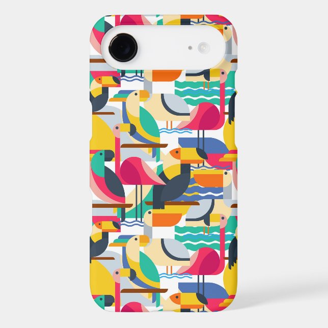 Geometric Tropical Birds Case-Mate Samsung Galaxy Case (Back)