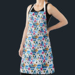 Geometric Tropical Flowers Pattern Apron<br><div class="desc">Abstract tropical flower geometric pattern. | © and ® Bigstock® - All Rights Reserved.</div>