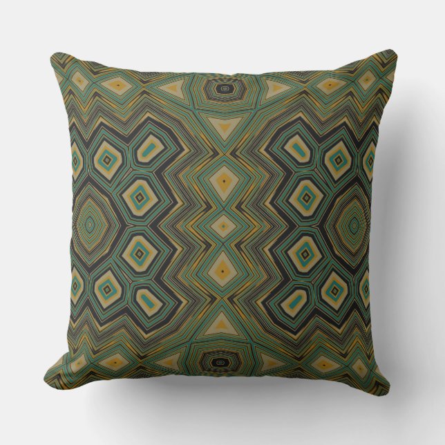 Geometric Turtle Cushion (Front)