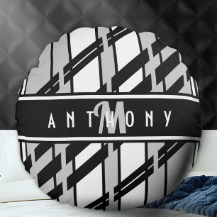 Geometric Urban Art Personalized Pillow