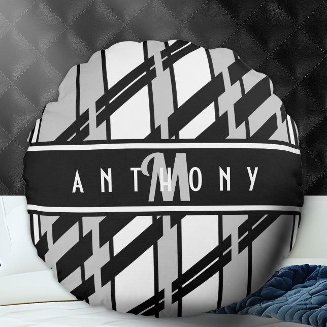 Geometric Urban Art Personalized Pillow (Creator Uploaded)