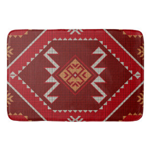 Geometric vintage classic colourful-trendy fashion bath mat