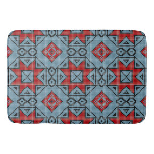 Geometric vintage classic cute-trendy stylish bath mat