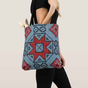 Geometric vintage classic cute-trendy stylish tote bag