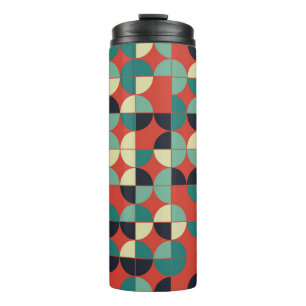 Geometric Vintage, Seamless Pattern. Thermal Tumbler