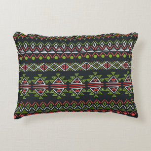 Geometric vintage: seamless patterns set. decorative cushion