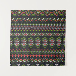 Geometric vintage: seamless patterns set. tapestry