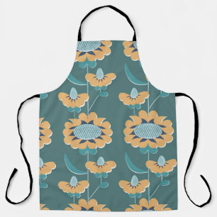 Geometric Vintage: Textile Nautical Motif Apron