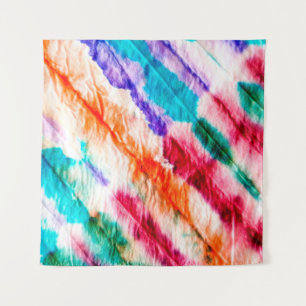 Geometric Wallpaper. Vintage Design. Shibori Textu Tapestry