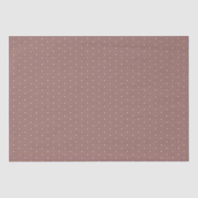 Geometric Warm Neutrals Beige Polka Dots Craft Tissue Paper (Front)