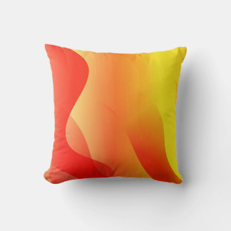 Geometric Wave Shape with Gradient Blurred Abstrac Cushion