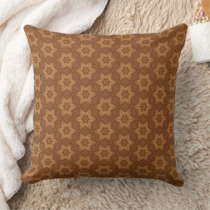 Geometric Western Theme Star Pattern Design Cushion