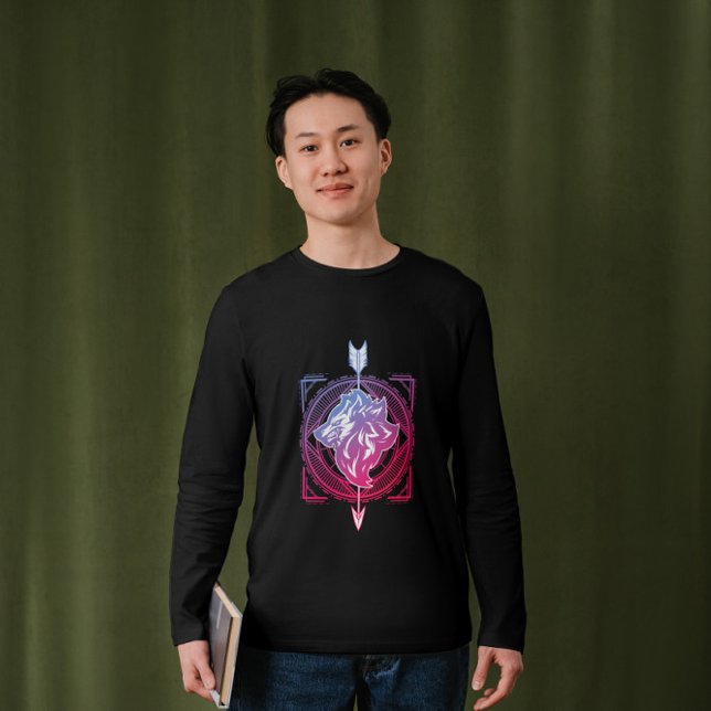 Geometric Wolf T-Shirt (Creator Uploaded)