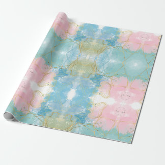 geometric wrapping paper