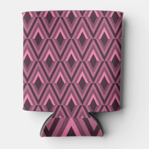Geometric Zig Zag Ethnic Seamless Can Cooler
