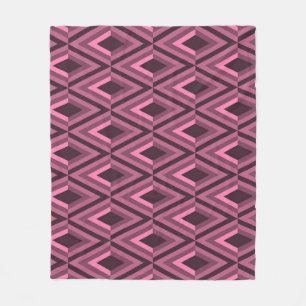 Geometric Zig Zag Ethnic Seamless Fleece Blanket
