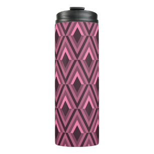 Geometric Zig Zag Ethnic Seamless Thermal Tumbler