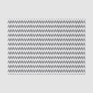 Geometric zigzag pattern tissue paper