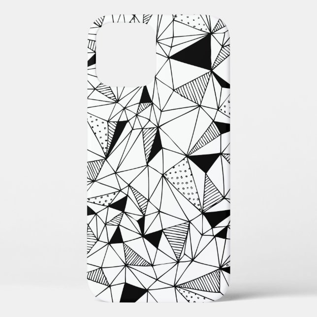 Geometrical Abstract: Polygonal Background Art. Case-Mate iPhone Case (Back)