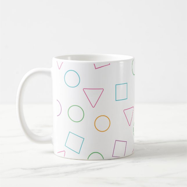 Geometrical Adventure coffee mug (Left)