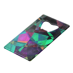 Geometrical, Colourful, Textured Abstract Art