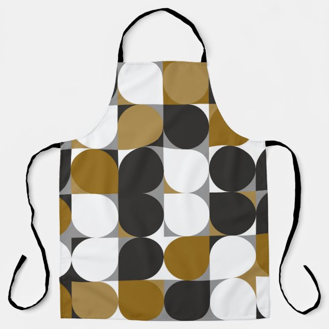 Geometrical Creativity: Seamless Pattern Design Apron (Front)