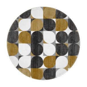 Geometrical Creativity: Seamless Pattern Design Cutting Board