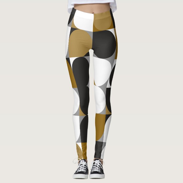 Geometrical Creativity: Seamless Pattern Design Leggings (Front)